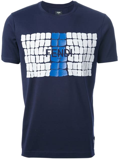 fendi t shirt uomo ebay|fendi men's printed t shirts.